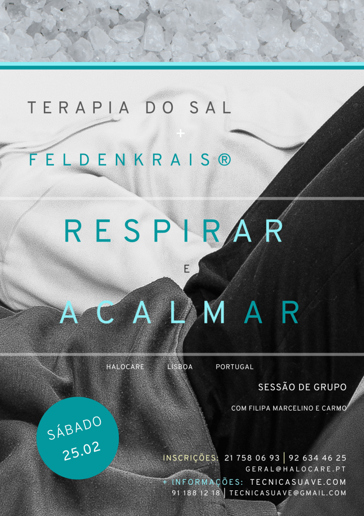 Respirar e Acalmar, Terapia do Sal + Feldenkrais® na HALOCARE com Filipa Marcelino e Carmo TÉCNICA SUAVE